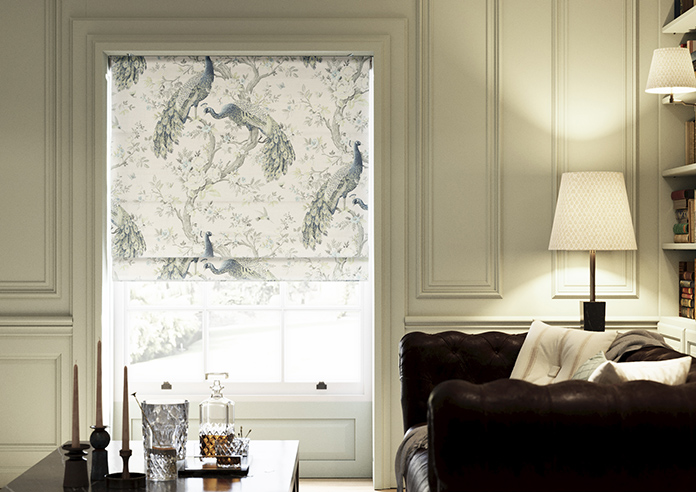 Laura Ashley Belvedere, Midnight - Twist&Fit Roman Blind - Image 3